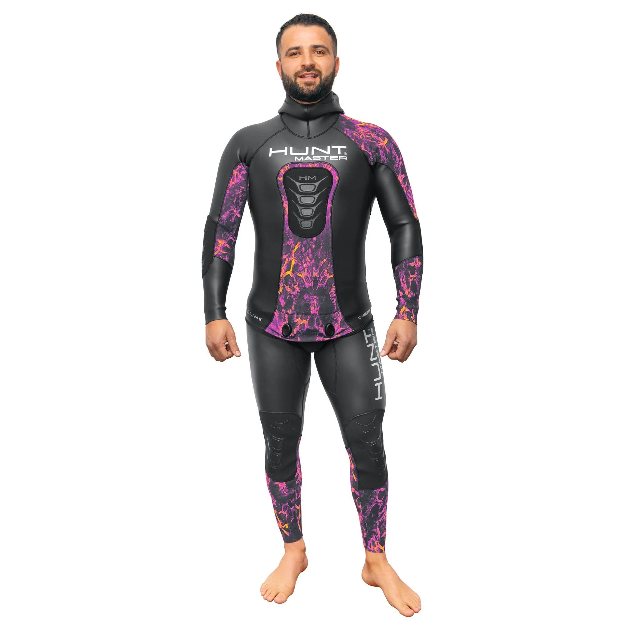 Hunt Master Sublime Smooth Skin Camo 2mm Wetsuit - 2 Piece Long John for Spearfishing & Free Diving | Warm & Flexible Neoprene for Cold Water Hunting