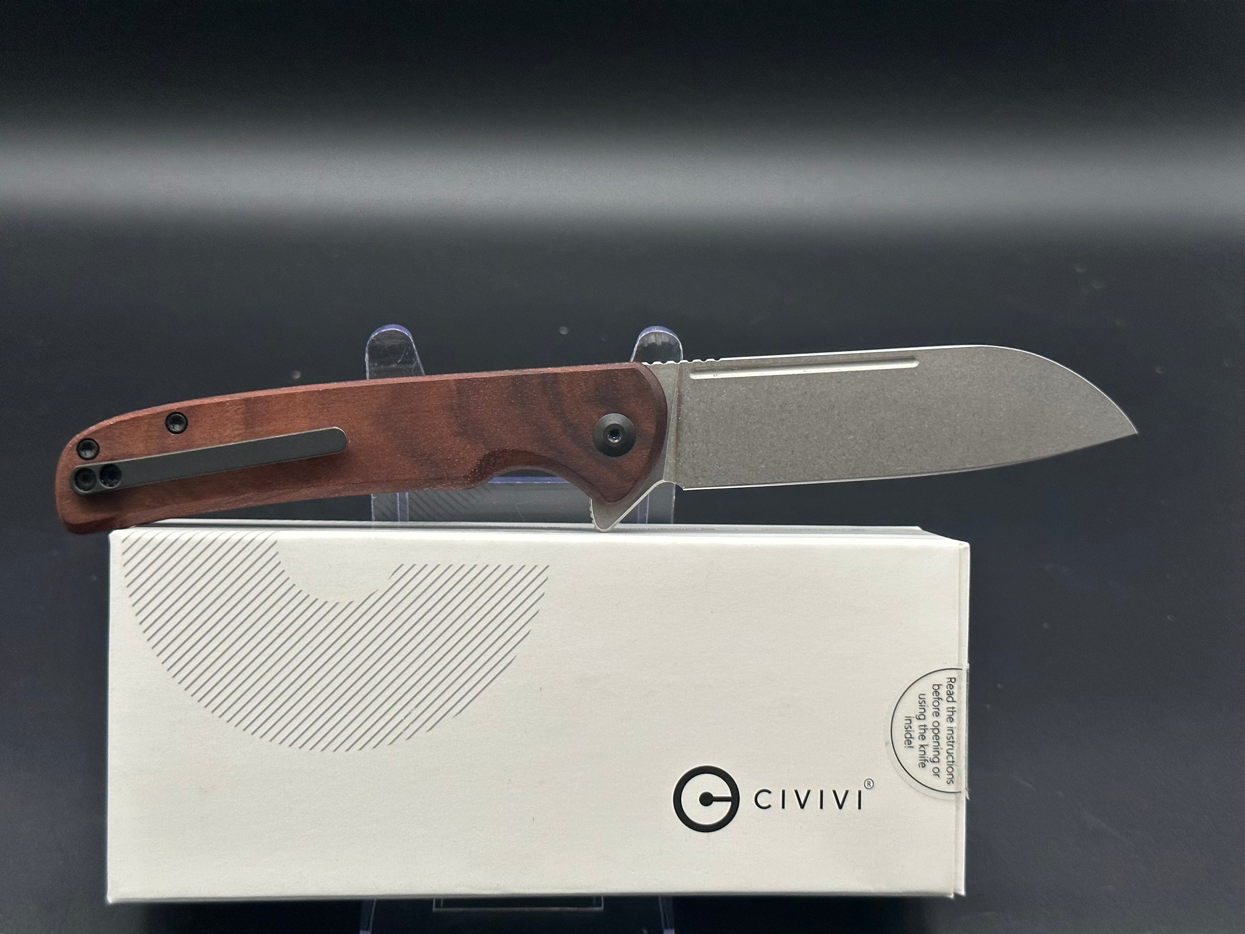 Civivi Chevalier Folding Pocket Knife - 14C28N Stainless Steel Blade, Lightweight & Durable EDC Knife for Camping, Hiking, and Outdoor Adventures