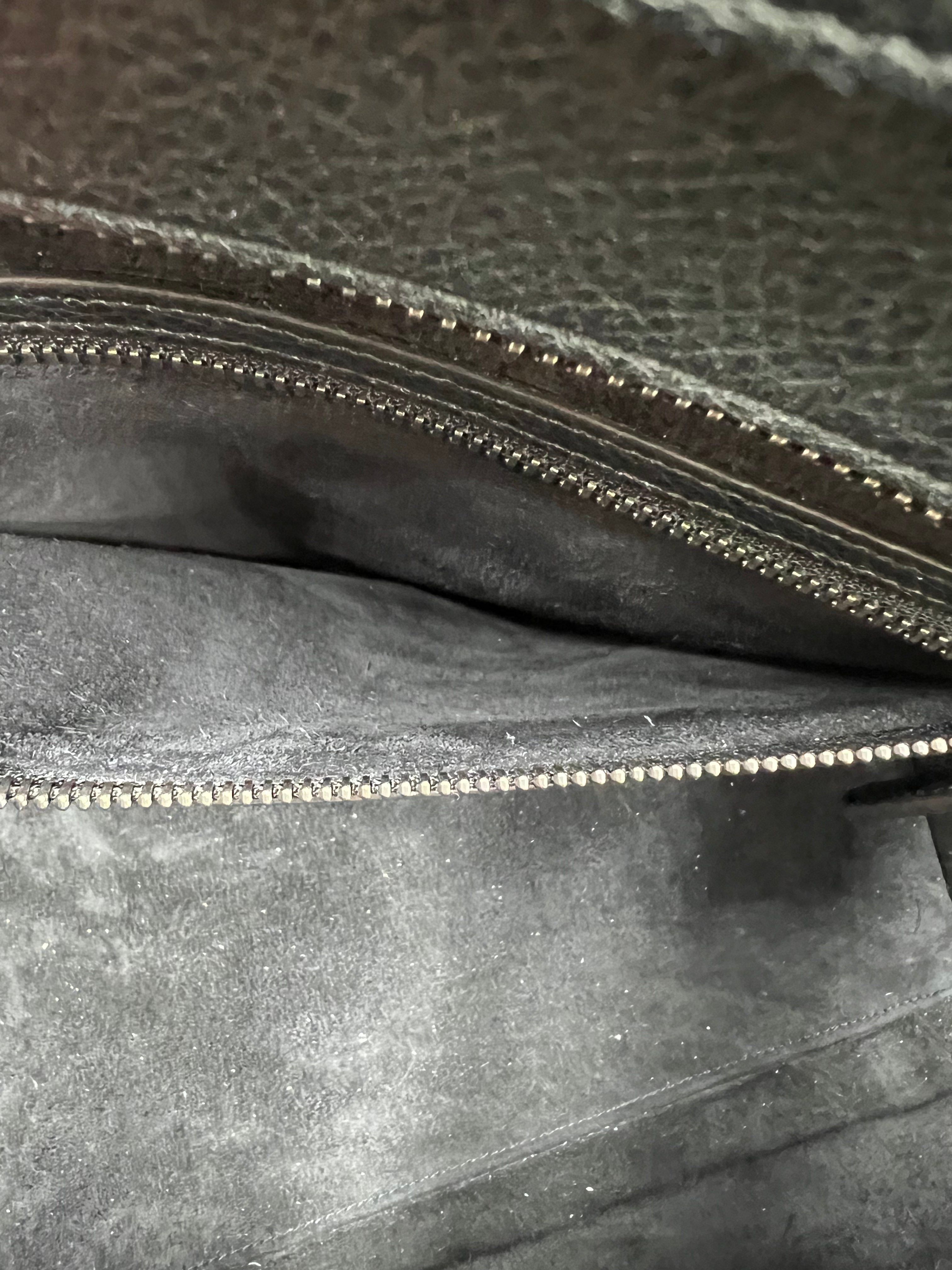 Celine Black Drummed Leather Mini Luggage Tote Bag - Stylish & Durable Handbag for Women, Perfect for Work, Travel & Everyday Use