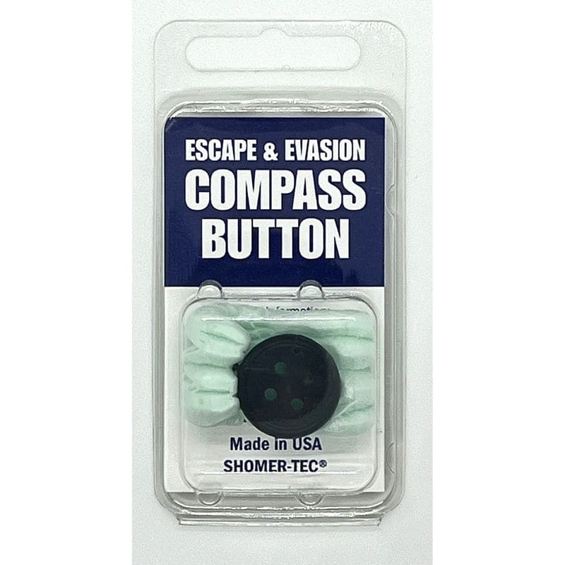 Tactical Escape & Evasion Compass Button - Survival Gear for Outdoor Adventures, Hiking, Camping & Emergency Preparedness