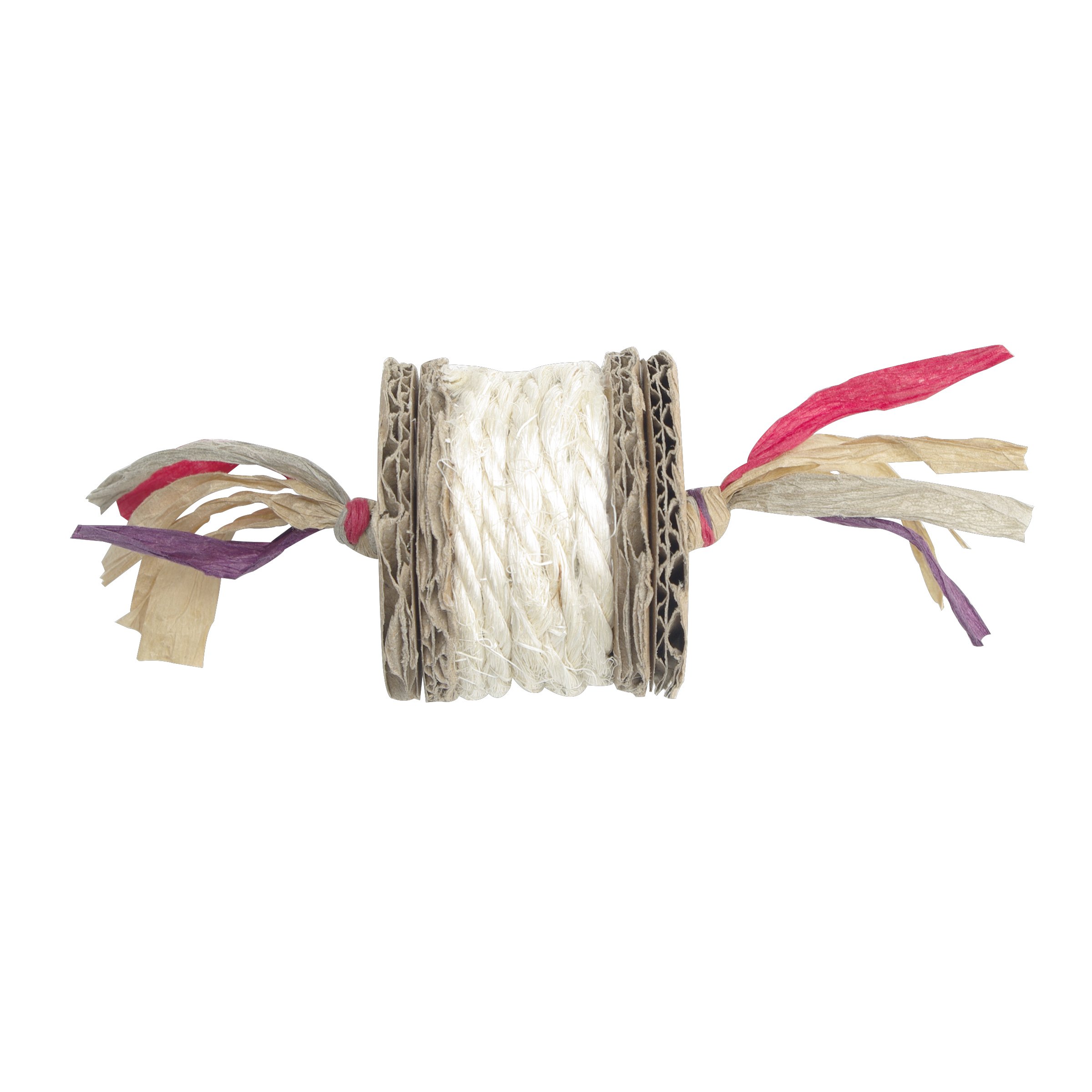 Catit Eco-Friendly Sisal Cylinder Cat Toy - Durable & Fun Playtime for Indoor Cats - Perfect for Scratching, Biting & Play
