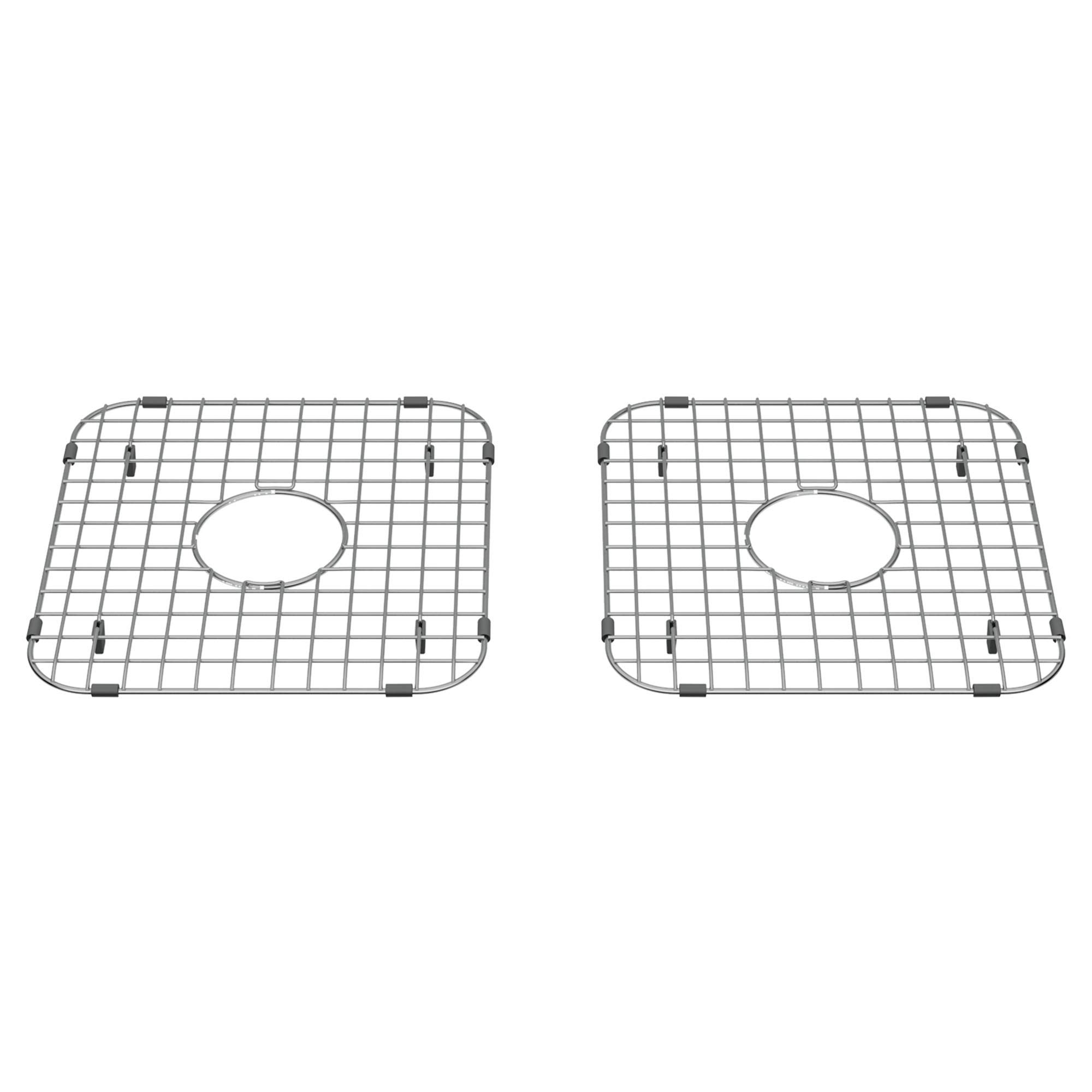 American Standard 8431000.075 Stainless Steel Grid Set for Delancey 36-inch Double Bowl Kitchen Sink - Durable Sink Protector for Cooking & Dishwashing