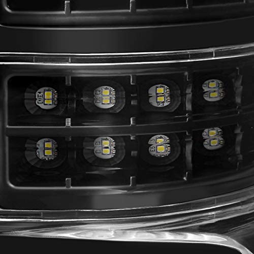 AKKON Full LED Black Tail Brake Lights Replacement for Ford F150 Pickup Truck Styleside Body Generation II - Upgrade Your Truck's Style & Safety for Night Driving & Off-Road Adventures