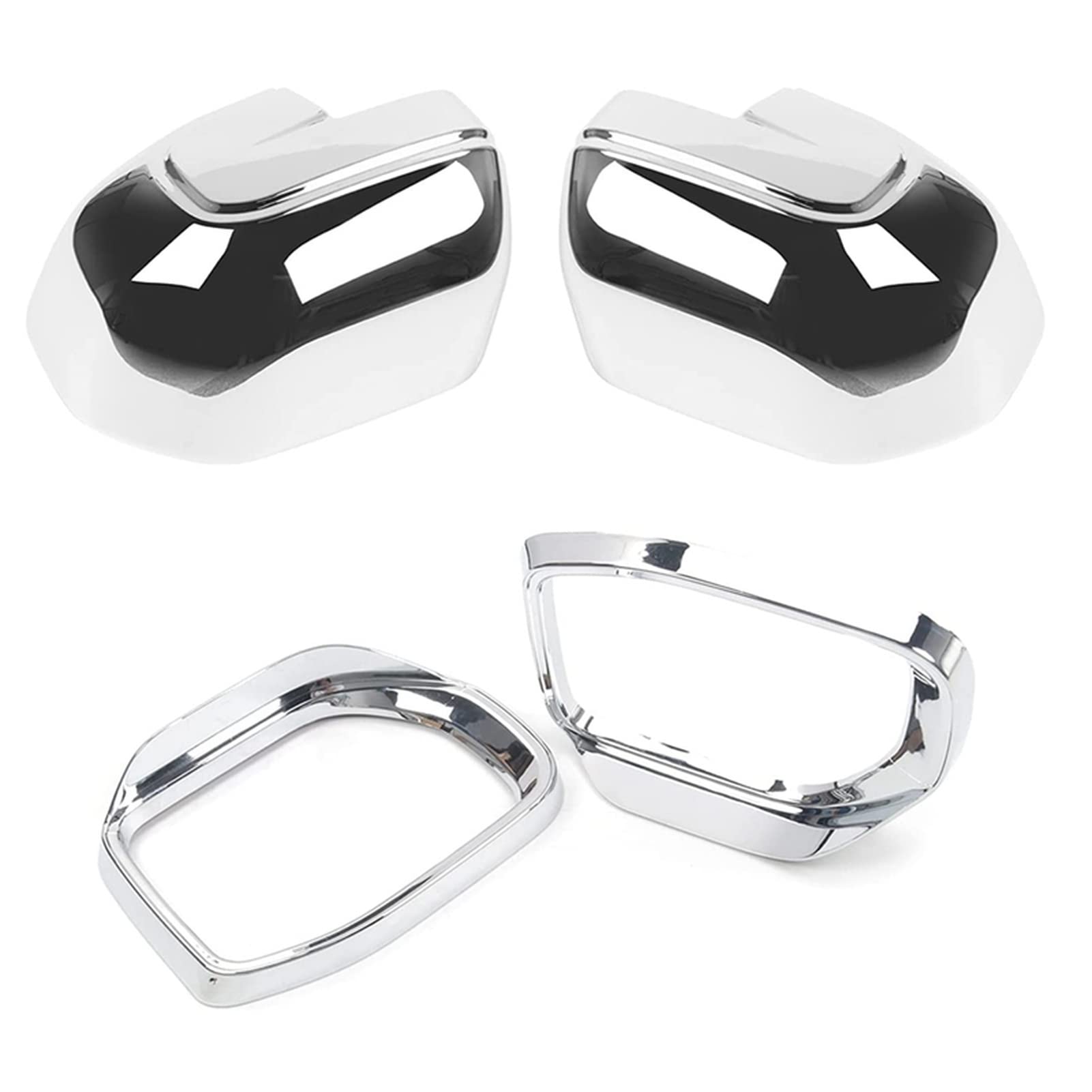 AWbowa Side View Mirror Cap Cover for 2021-2022 Ford Bronco - Rearview Mirror Decorative Trim, Rain Guard & Eyebrow Protector Accessories - Perfect for Off-Roading & Weather Protection