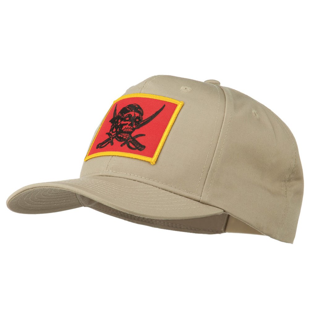 Pirate Skull and Crossbones Patch Baseball Cap - Adjustable Cotton Hat for Men & Women - Perfect for Halloween, Costume Parties, and Pirate Themed Events