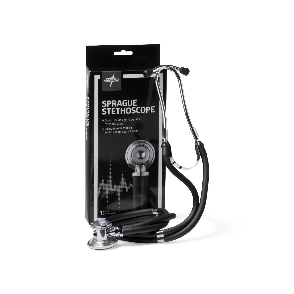 Premium Sprague Rappaport Stethoscope - Dual Head Diagnostic Stethoscope for Medical Professionals, Nurses & Students - Ideal for Auscultation, Heart & Lung Sounds (Great for Clinics, Hospitals & Home Use)