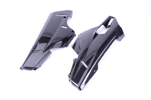 Bestem 100% Carbon Fiber Belly Pan for Ducati 848/1098/1198 - Plain Weave Motorcycle Protection - Perfect for Racing, Street Riding & Custom Bike Builds