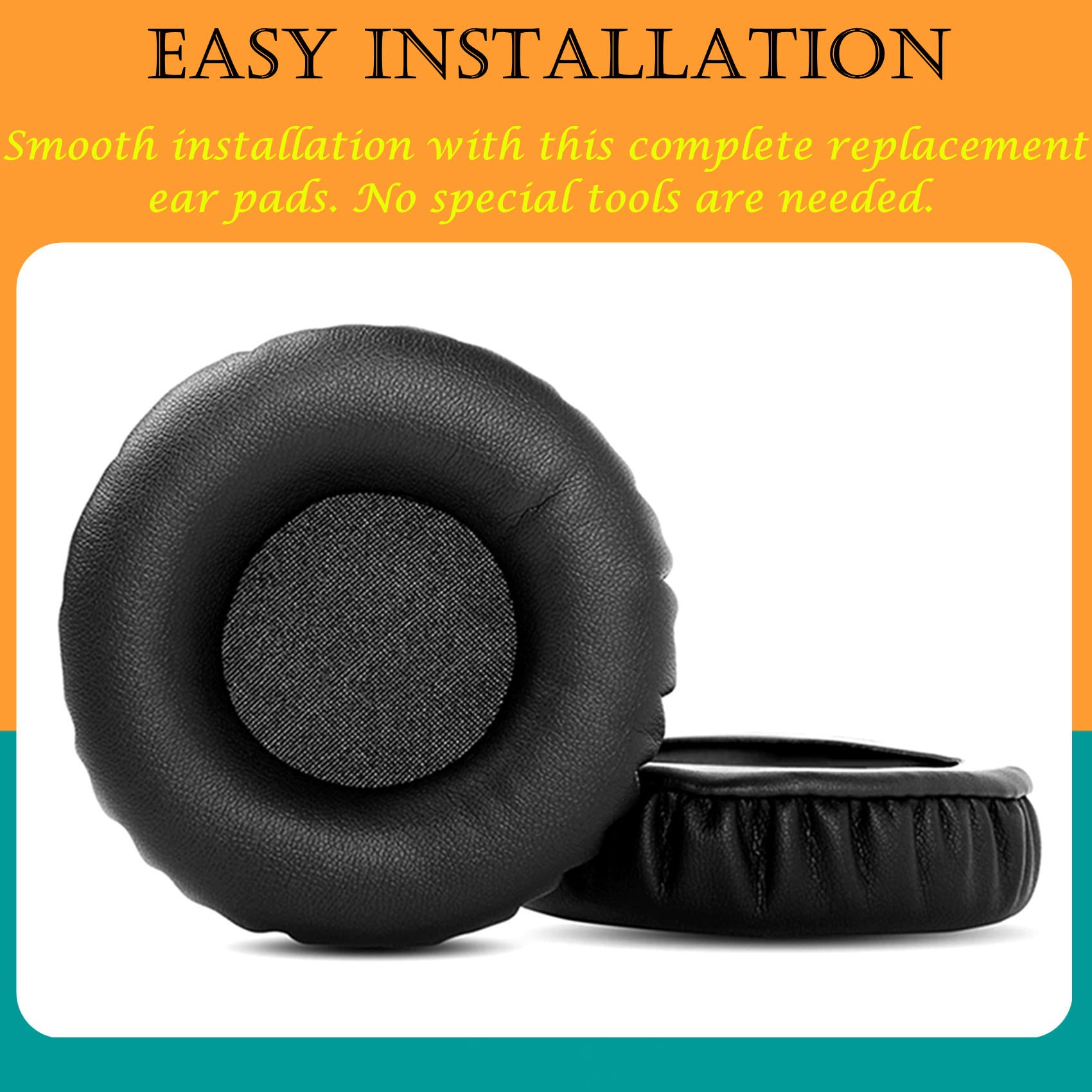 Premium Replacement Ear Pads for Logitech PC Headset 960 USB - Protein Leather Ear Cushions & Mic Foam Kit | Gaming, Office Work & Online Meetings