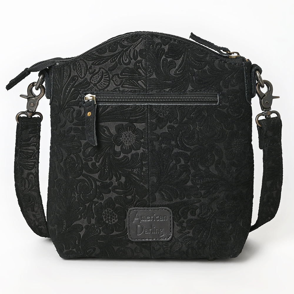 American Darling ADBG840 Genuine Leather Crossbody Bag for Women - Hand Tooled Western Embossed Purse - Perfect for Casual Outings, Travel & Everyday Use