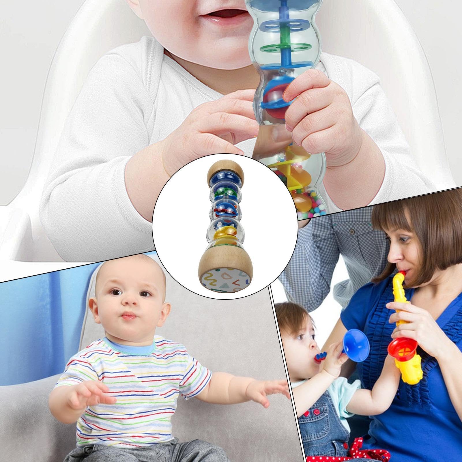 Rain Stick Sensory Toy - Rain Maker Musical Instrument Shaker with Relaxing Rainfall Sounds for Kids, Stress Relief & Meditation | Perfect for Playtime, Therapy & Relaxation