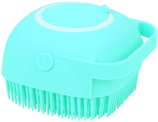 Silicone Soft Body Cleaning Bath Brush with Shampoo Dispenser - Exfoliating Skin Massage Brush for Shower & Bathroom Accessories - Perfect for Spa, Exfoliation & Relaxing Skin Care Routine