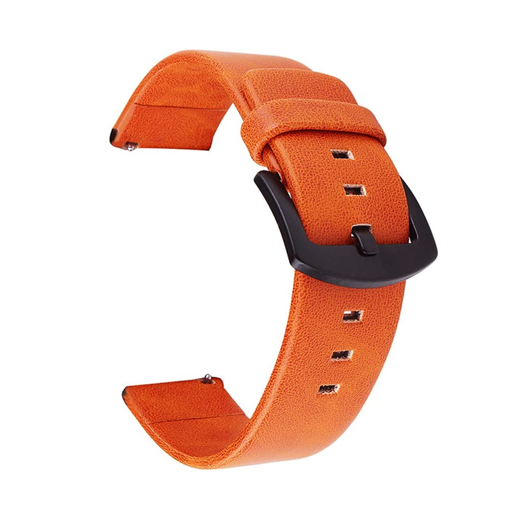 Vintage Leather Watch Band Replacement - 20mm & 22mm Strap for Men Women - Adjustable Bracelet for Rolex, Seiko, Fossil Watches - Perfect for Casual, Business & Formal Occasions
