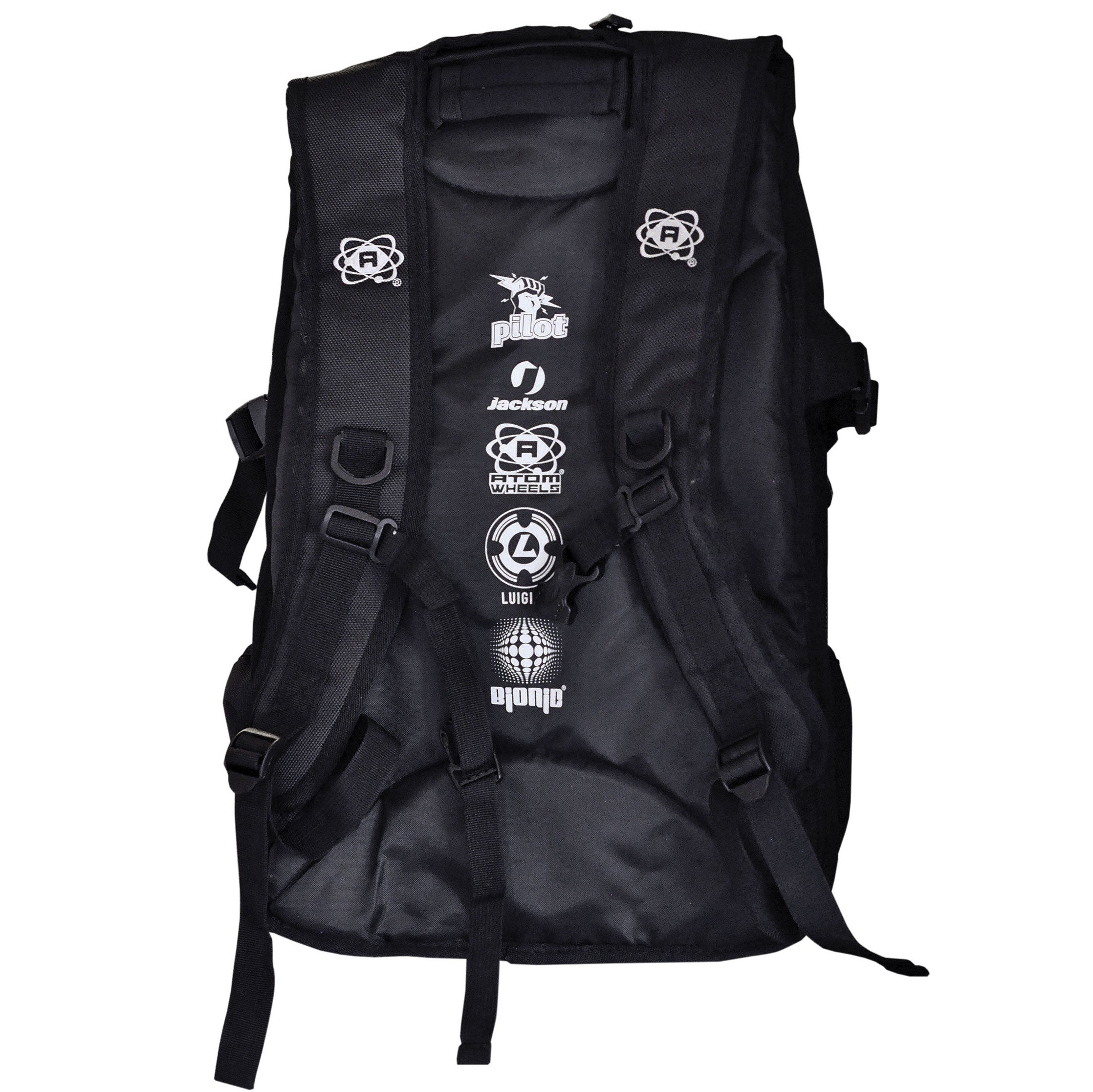 Atom Wheels Backpack - Lightweight Durable Travel Backpack with Wheels for Commuters, Students & Business Travel - Perfect for Airports, Camping & Daily Use