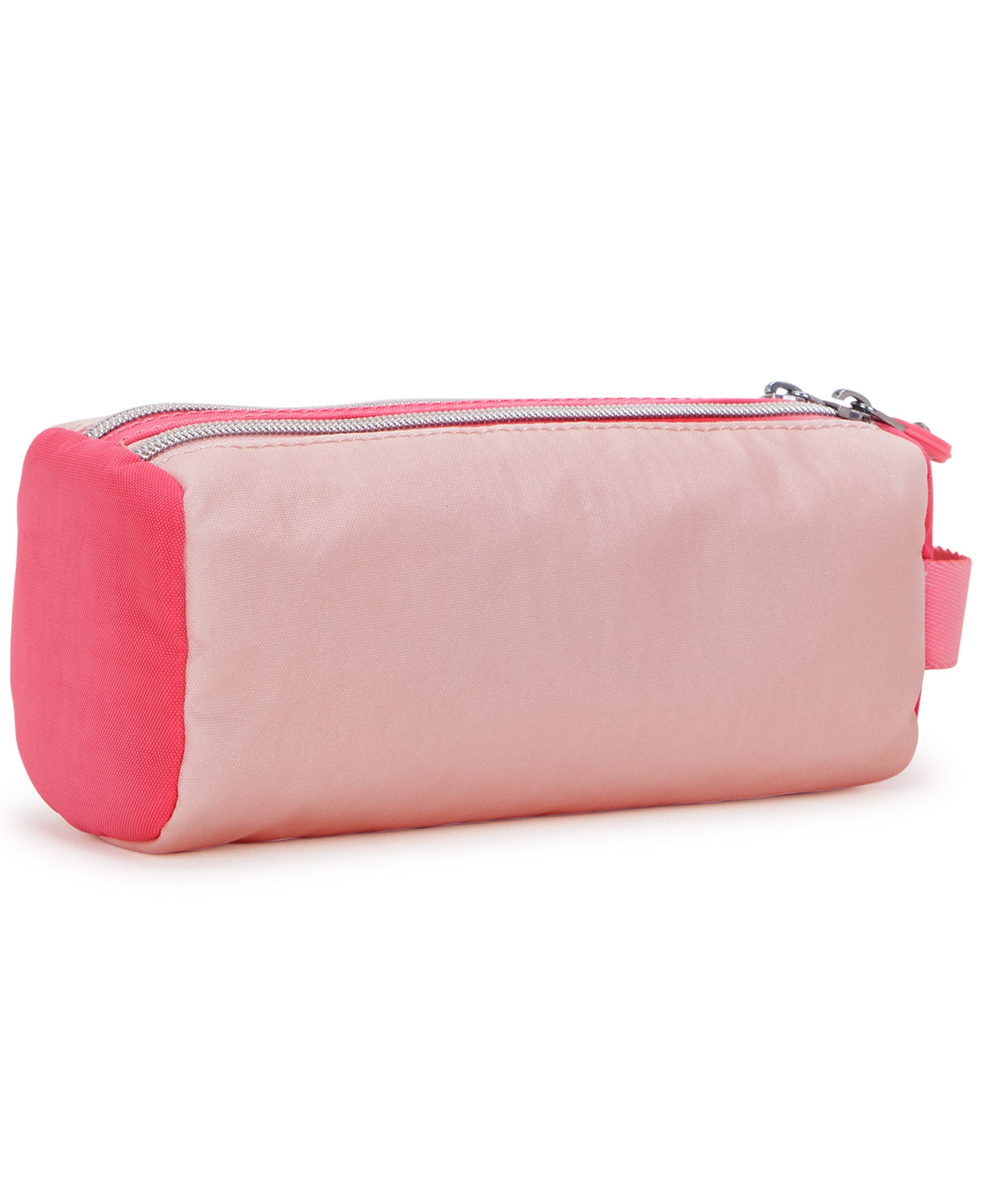 Kipling Allie Pencil Case - Stylish Blush Metallic Pouch for School, Office & Travel Organization | Compact Makeup Bag & Stationery Holder