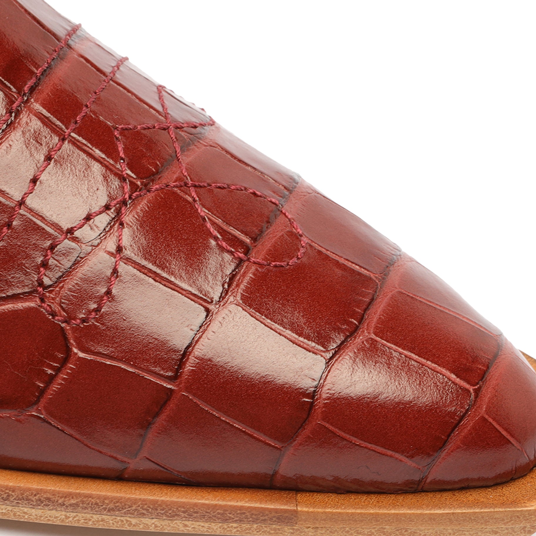 Briani Crocodile Embossed Leather Bootie - Women's Stylish Ankle Boots for Fall & Winter Fashion | Perfect for Office, Party & Night Out