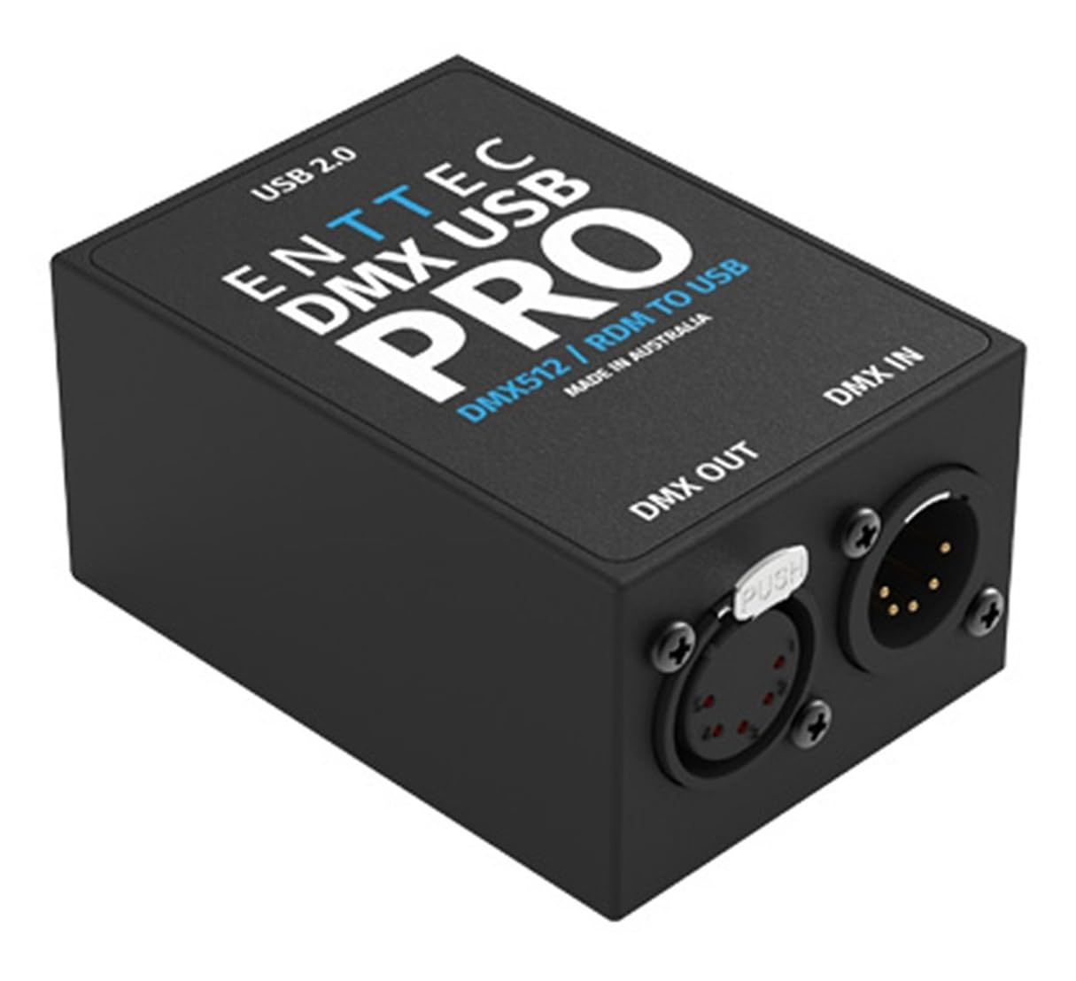 ENTTEC DMX USB Pro 512-Channel USB to DMX Interface Converter for Stage Lighting & LED Control - Perfect for DJ Shows, Theater Productions, and Event Lighting