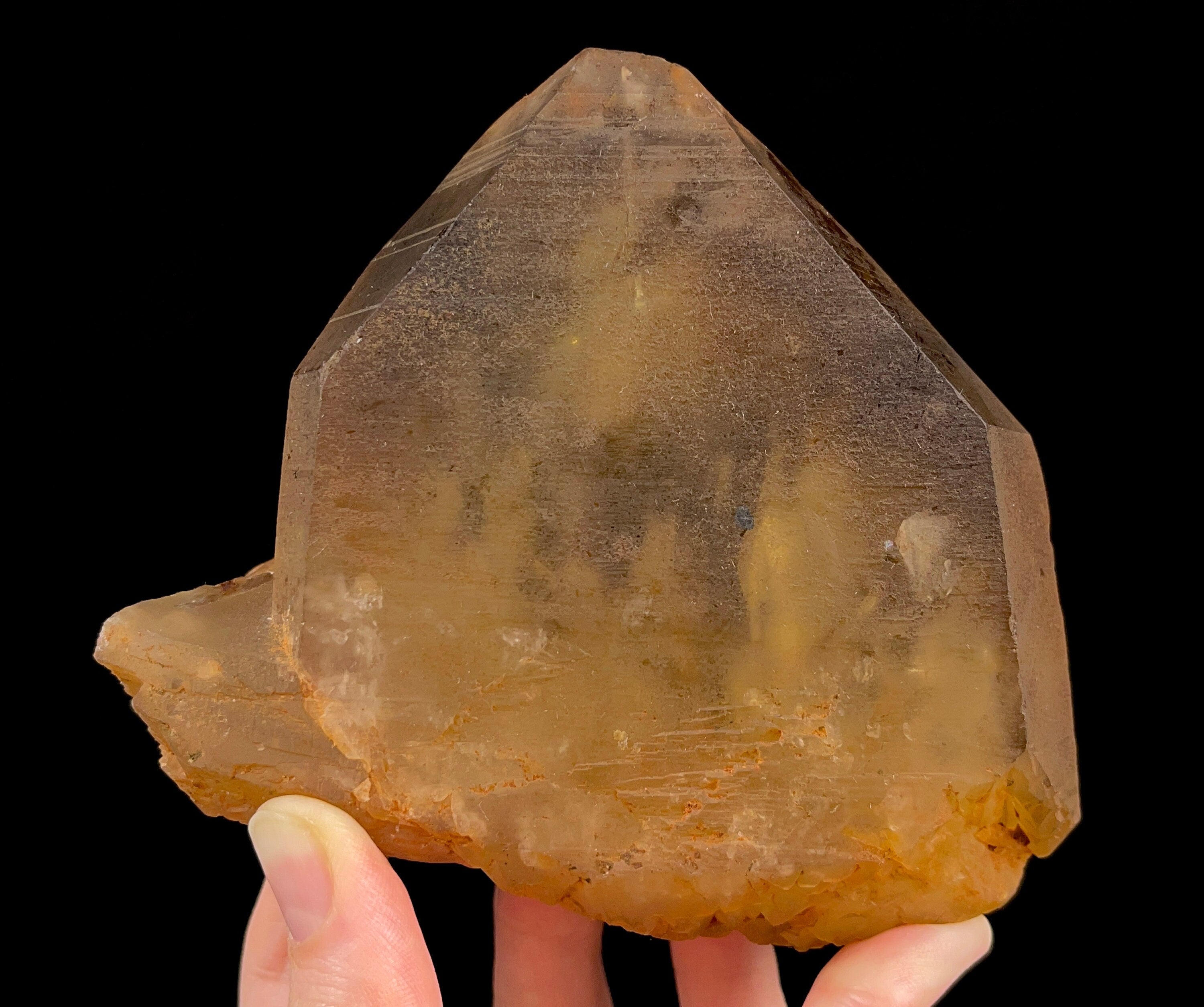 Natural Citrine Raw Crystal Point - Healing Stone, November Birthstone, Home & Office Decor, Feng Shui Crystal for Positive Energy - Perfect for Meditation, Gifts & Spiritual Healing