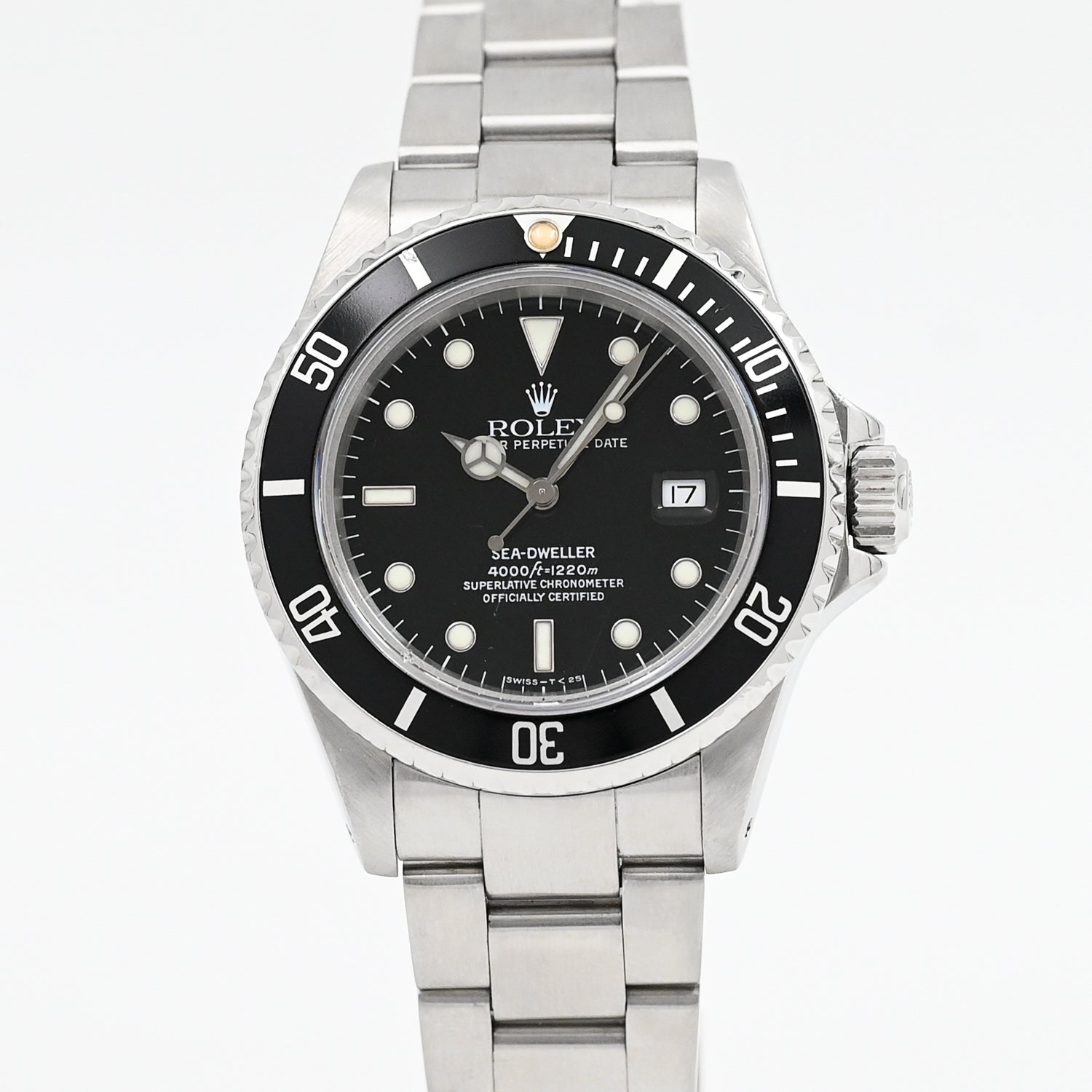 Original Rolex Sea-Dweller 4000 Ref. 16600 Men's Luxury Dive Watch - 2001 Model | Professional Scuba Diving, Deep Sea Exploration & Collector's Timepiece