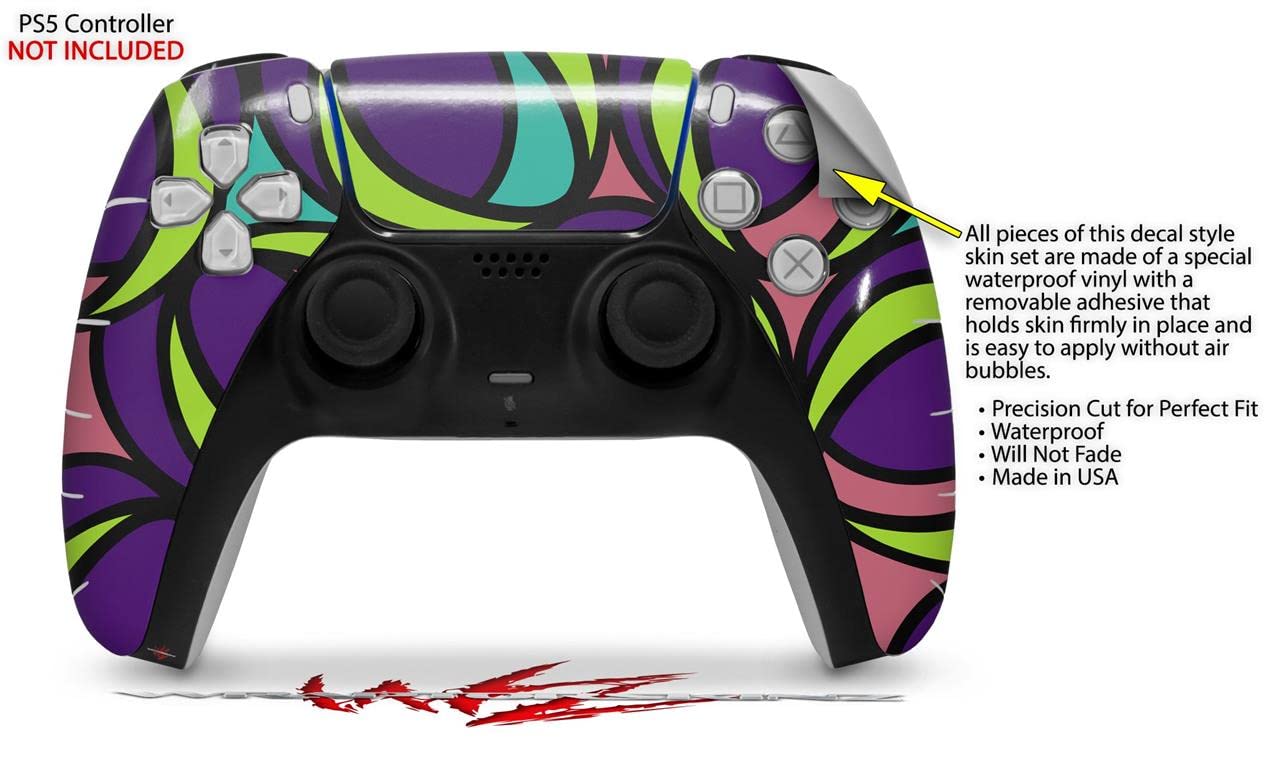PS5 DualSense Controller Skin Wrap - Crazy Dots 01 for Gaming Protection