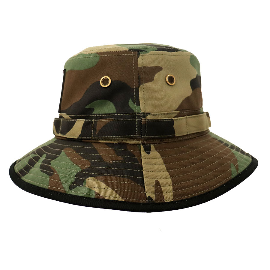 Angry Patriot Camo Bucket Hat - Military Style Adjustable Outdoor Sun Hat for Men & Women - Perfect for Hunting, Fishing, Hiking & Outdoor Adventures