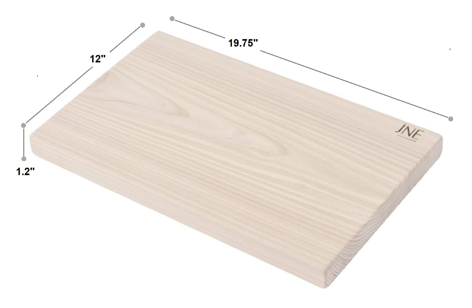 Premium Hinoki Cypress Wood Cutting Board - 19.75