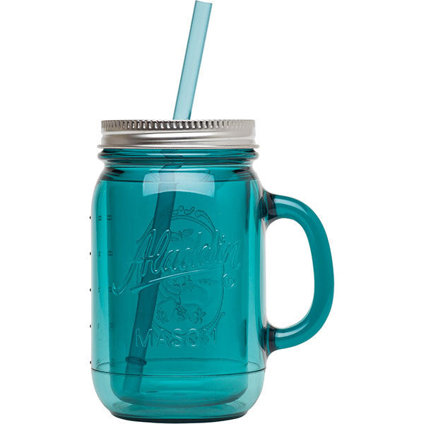 Aladdin Original 20oz (591mL) Stainless Steel Insulated Mason Tumbler with Lid - Perfect for Hot/Cold Drinks, Camping, Office & Outdoor Activities
