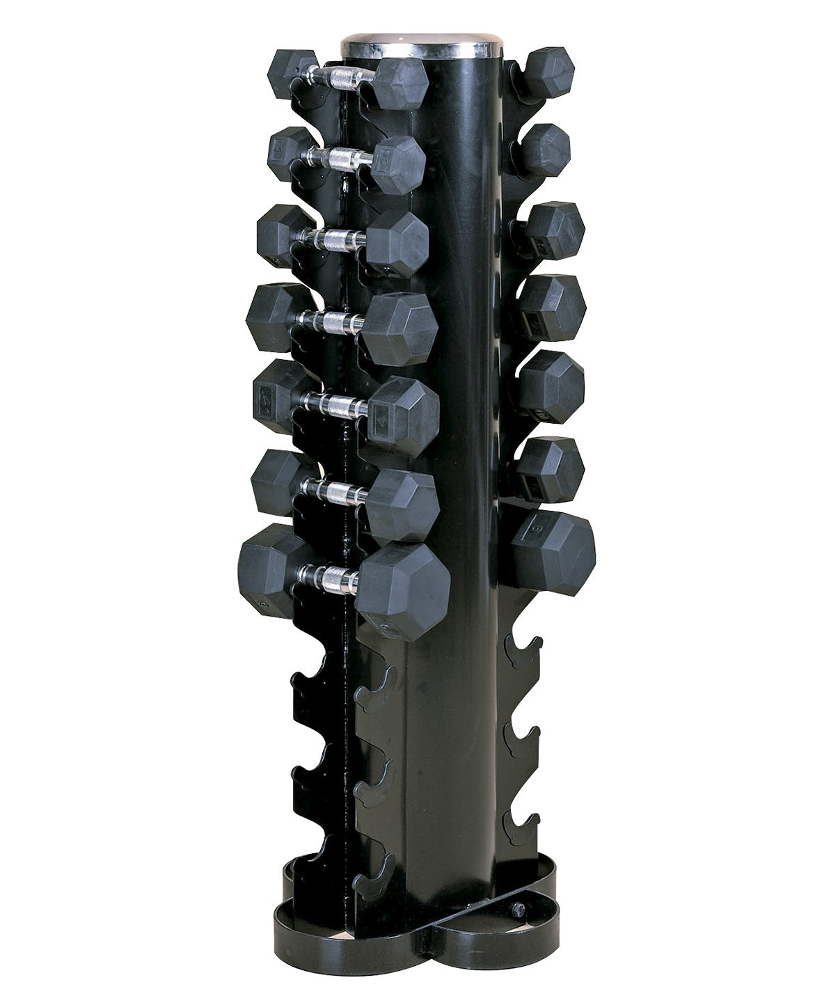 Dumbbell Storage Rack Vertical Stand - Heavy Duty Home Gym Equipment Organizer for Weight Plates & Kettlebells | Perfect for Garage, Basement & Home Workout Spaces