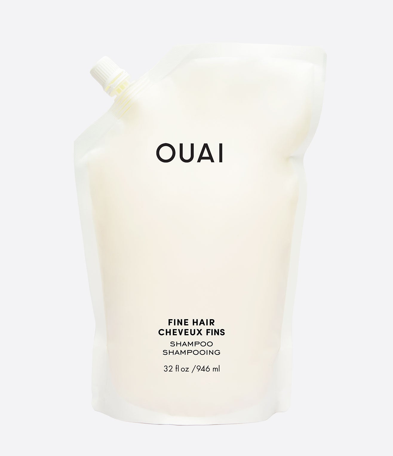 Fine Hair Shampoo Refill Pouch - Gentle Cleansing for Thin & Delicate Hair - Perfect for Travel & Home Use