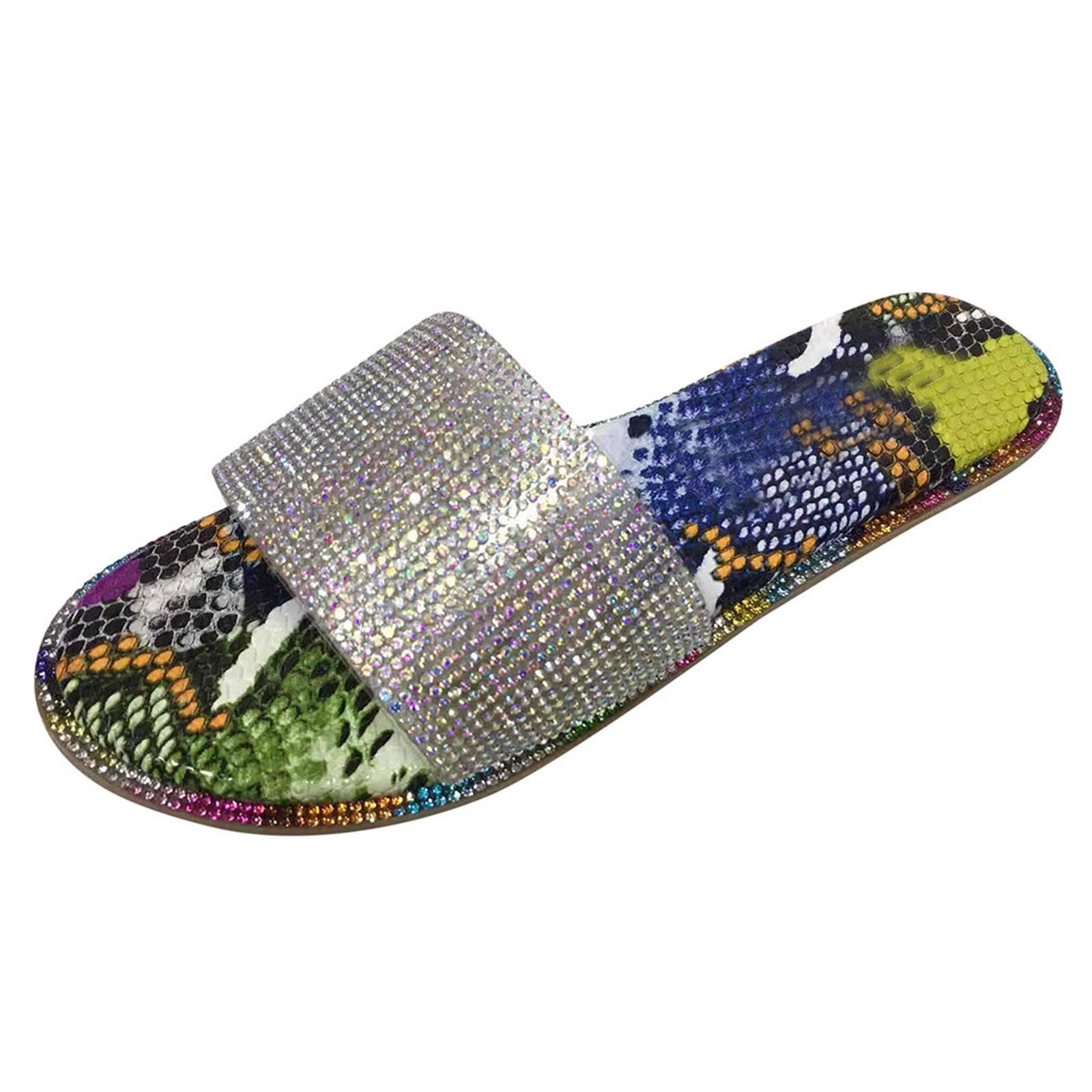 Masbird Women's Gladiator Sandals - Stylish Flat Buckle Strap Dressy Summer Sandals for Casual, Beach & Outdoor Wear | Comfortable Walking Shoes for Vacation, Travel & Daily Use