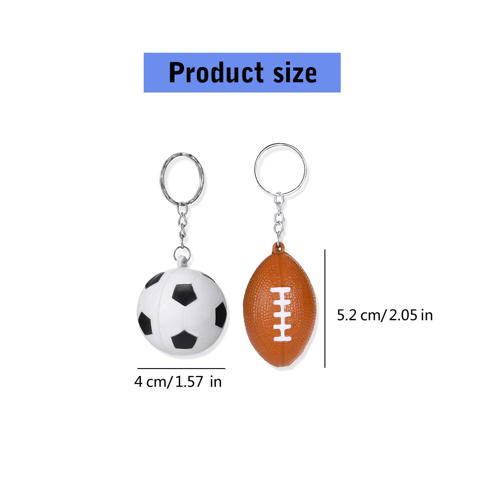 Stylish Basketball Keychains - Durable PU Sponge Keyrings for Sports Fans, School Clubs | Perfect for Backpacks, Gym Bags & Gift Giving