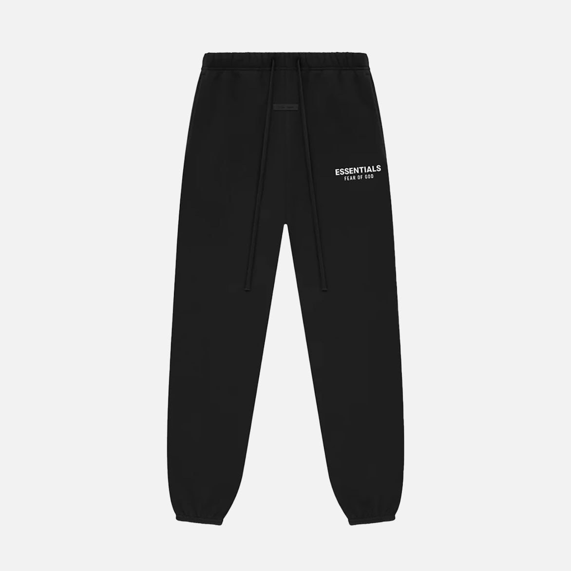 Classic Fit Fleece Sweatpants for Men - Jet Black | Comfortable Lounge Pants for Home, Gym & Casual Wear