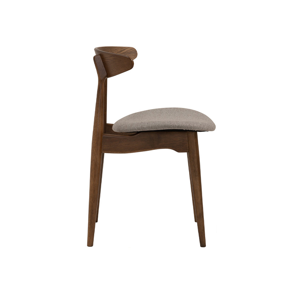 Tracey Dining Chair - Modern Wooden Dining Room Chair with Padded Seat - Perfect for Kitchen, Dining Room, and Home Office Use