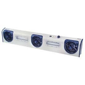 BFN803 Overhead AC Ionizer Blower with 3 Fans & LED Task Lights - 150-300 CFM Airflow for Home, Office, and Workshop Ventilation