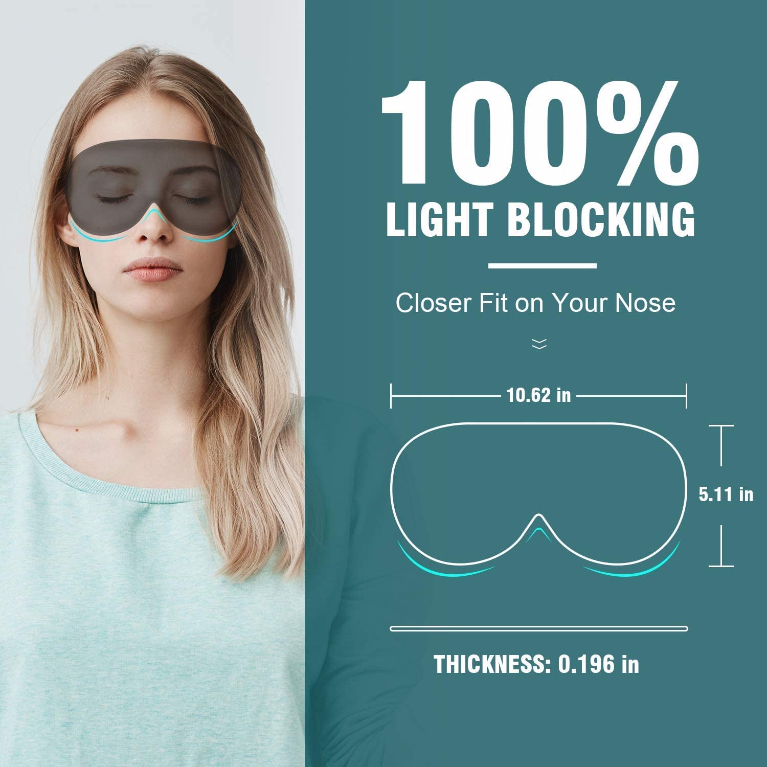 Cooling Gel Eye Mask for Dark Circles & Puffy Eyes Relief - Reusable & Stretchable Eye Patches with Soothing Gel for Dry, Tired Eyes - Perfect for Sleeping, Travel & Work Breaks (1 Pack)