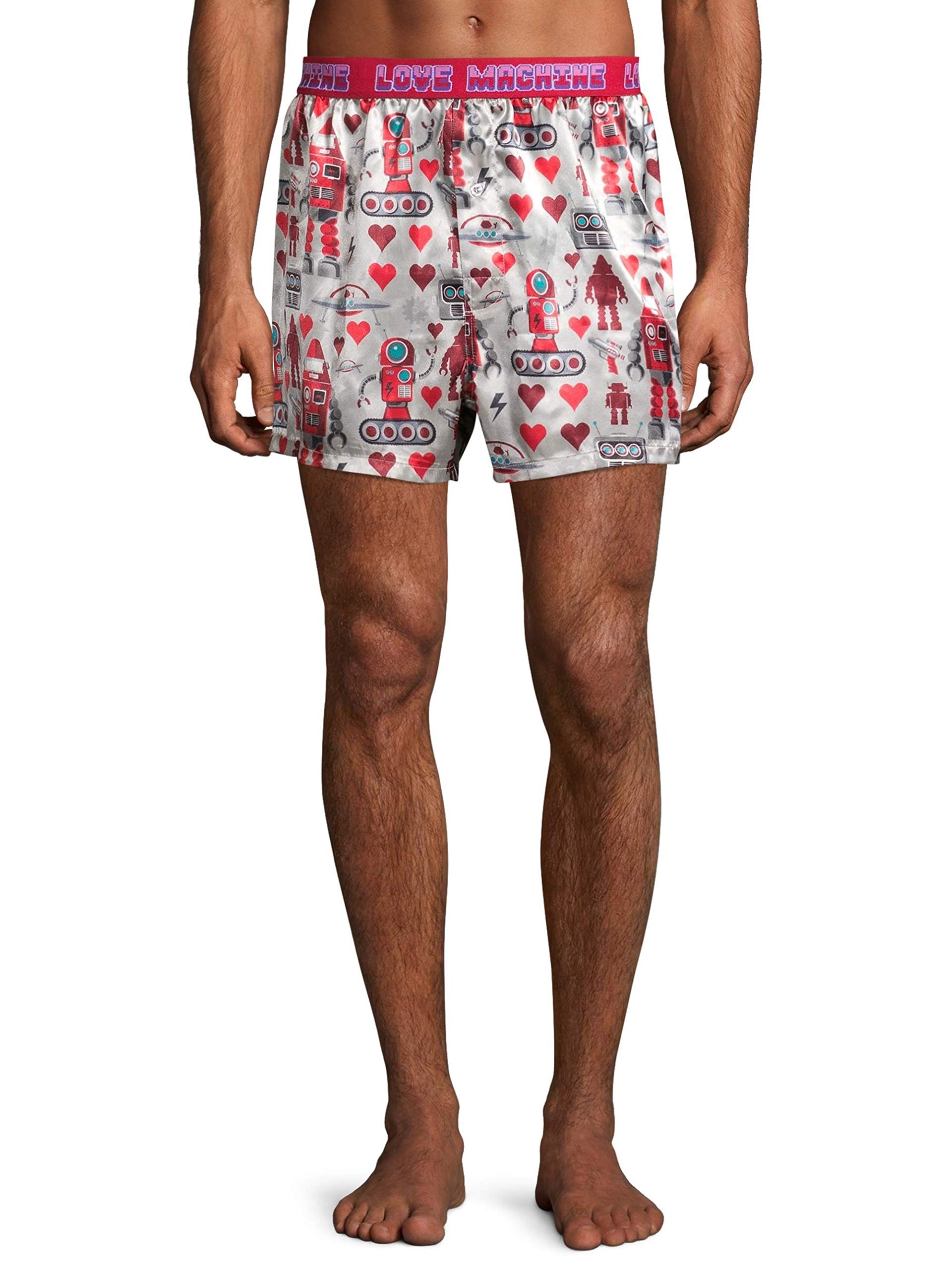 Way To Celebrate Men's Love Machine Boxer Shorts - Soft & Comfortable Underwear for Everyday Wear, Sleep & Intimate Moments