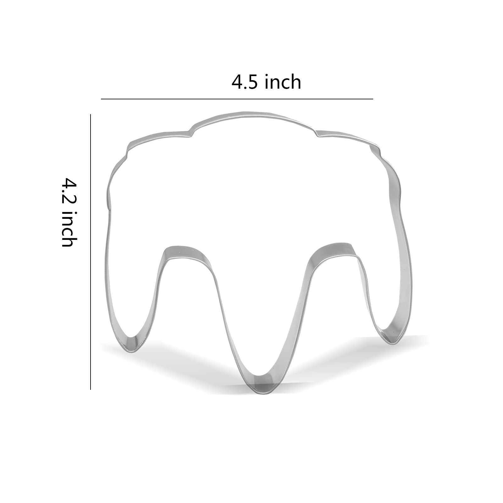 Keewah 4.5 Inch Large Game Controller Cookie Cutter - Premium Stainless Steel Baking Tool for DIY Cookies, Cakes & Fondant - Perfect for Gamer Parties, Birthday Decorations & Baking Enthusiasts