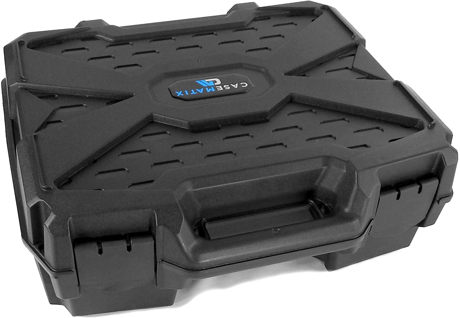 CASEMATIX 17-Inch Heavy Duty Hard Shell Mixer Travel Case - Compatible with Behringer Xenyx X1204USB, 1204USB, QX1204USB, Q1204USB, 1202FX, 1202, 802, Q802USB & More - Perfect for Studio, Live Performances & Road Travel