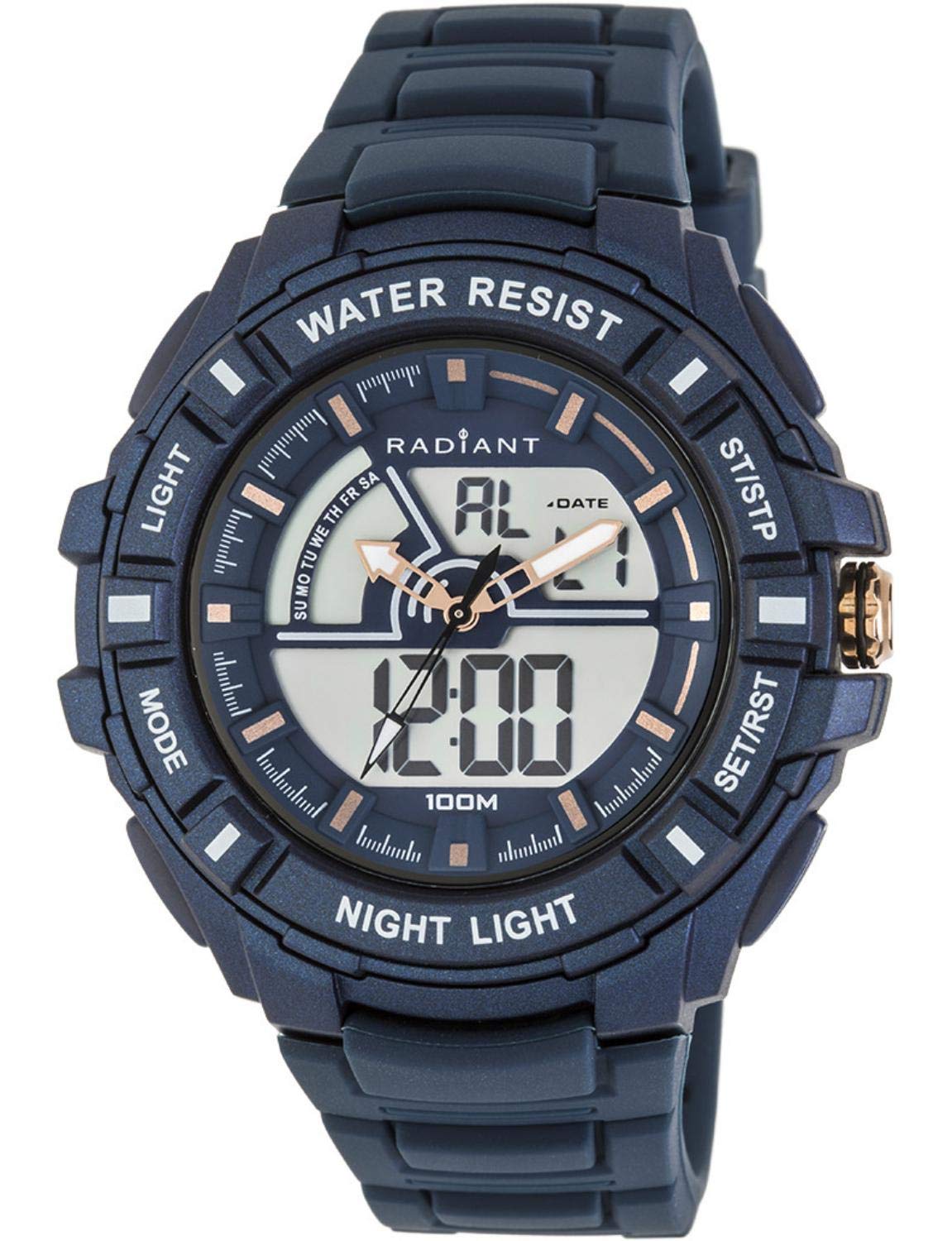 Premium Men's Digital Watch with LED Display & Durable Rubber Strap - RA438602 - Perfect for Sports, Outdoor Activities & Everyday Wear