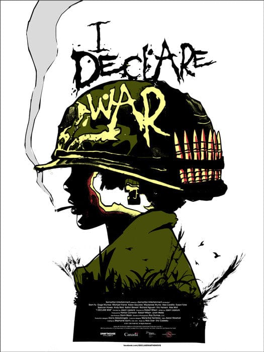 I Declare War Movie Poster by Jay Shaw - Vintage Film Art Print for Home Theater & Man Cave Decor