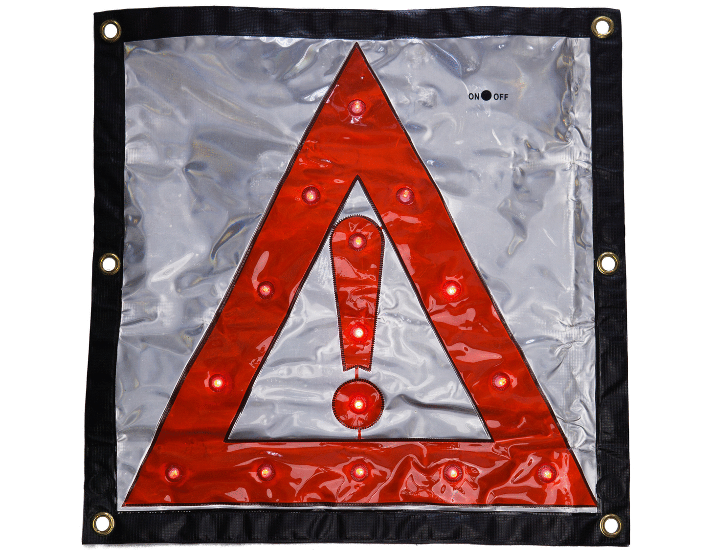 Star Plastic Reflective LED Traffic Warning Sign - High Visibility Safety Cone for Road Construction, Parking Lots & Emergency Situations