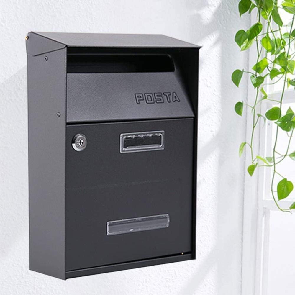 Waterproof Outdoor Mailbox with Lock - Creative Wall-Mounted Suggestion & Complaint Letter Box for Home, Office, and Public Spaces