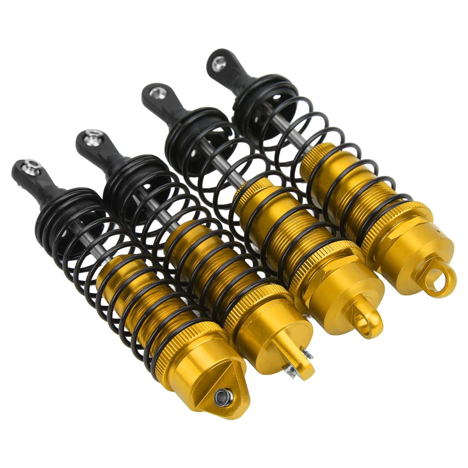 High-Performance Aluminum Alloy Shock Absorber Set for 1/10 RC Cars - Front & Rear Dampers Upgrade Kit | Perfect for Off-Road Bashing, Racing & Crawling Adventures