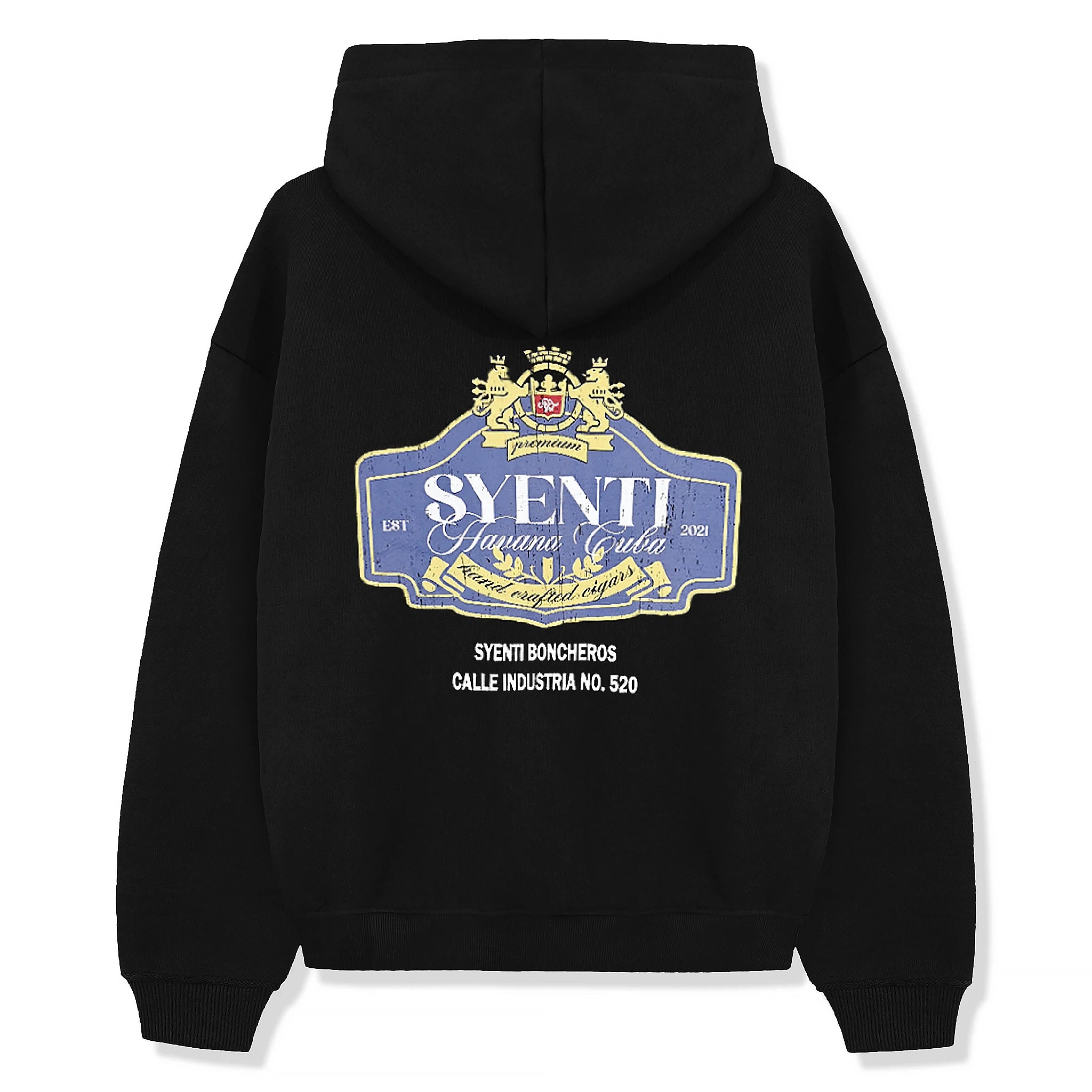 Syenti Boncheros Black Hoodie for Men & Women - Stylish & Comfortable Pullover Hooded Sweatshirt - Perfect for Casual Wear, Gym, and Outdoor Activities