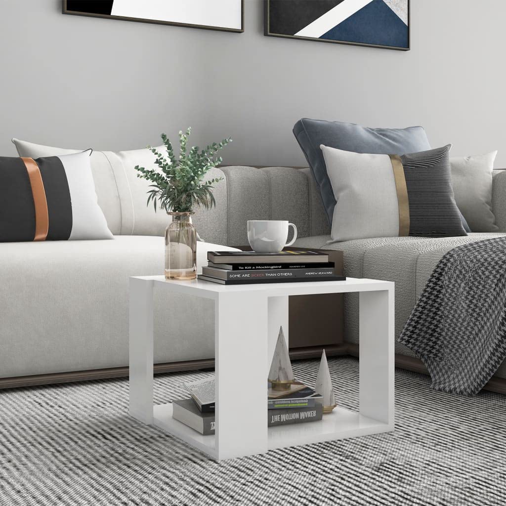 White SKM Coffee Table 16x16x12