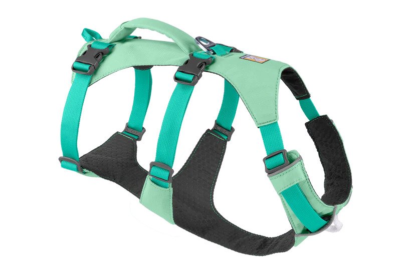 **Flagline No-Pull Dog Harness - Adjustable Reflective Pet Vest for Small Medium Large Dogs - Perfect for Walking, Running & Outdoor Adventures**