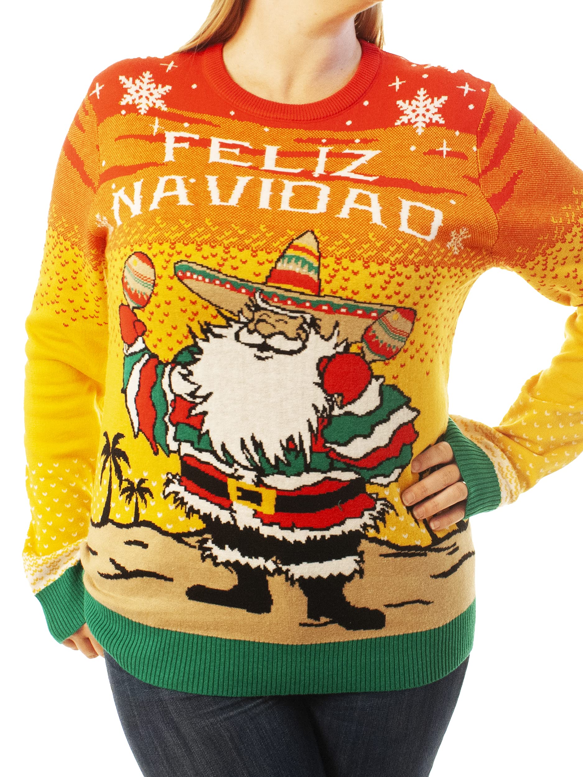 Funny Ugly Christmas Sweater for Men & Women - Classic Knitted Reindeer Holiday Party Sweater | Perfect for Ugly Christmas Parties, Family Gatherings & Festive Office Events