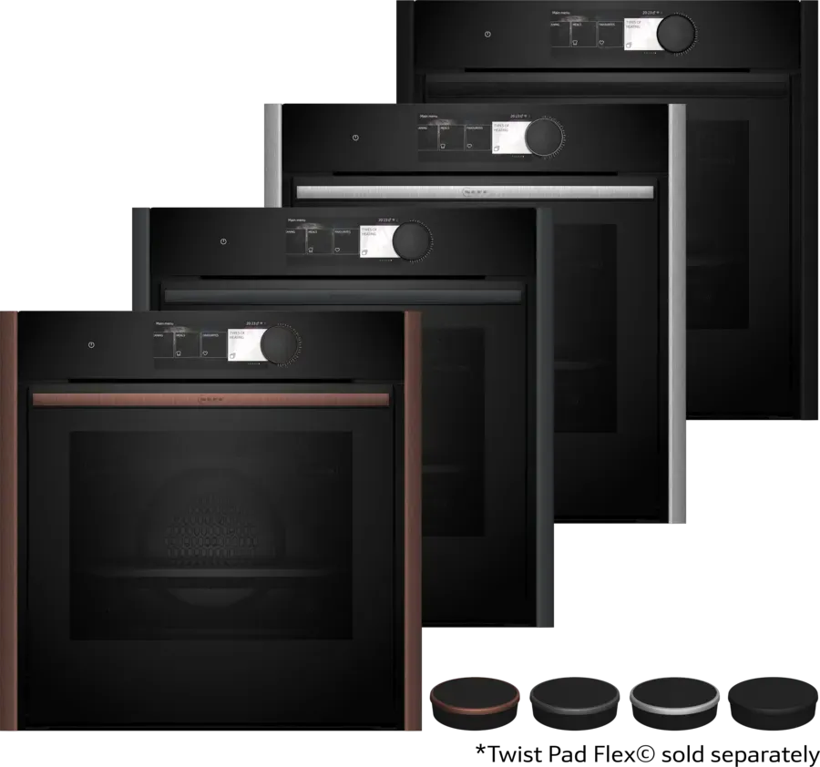 Neff Flex Design 60cm Built-In Steam Oven N90 B69FY5CY0A - Perfect for Baking, Roasting & Healthy Cooking in Modern Kitchens