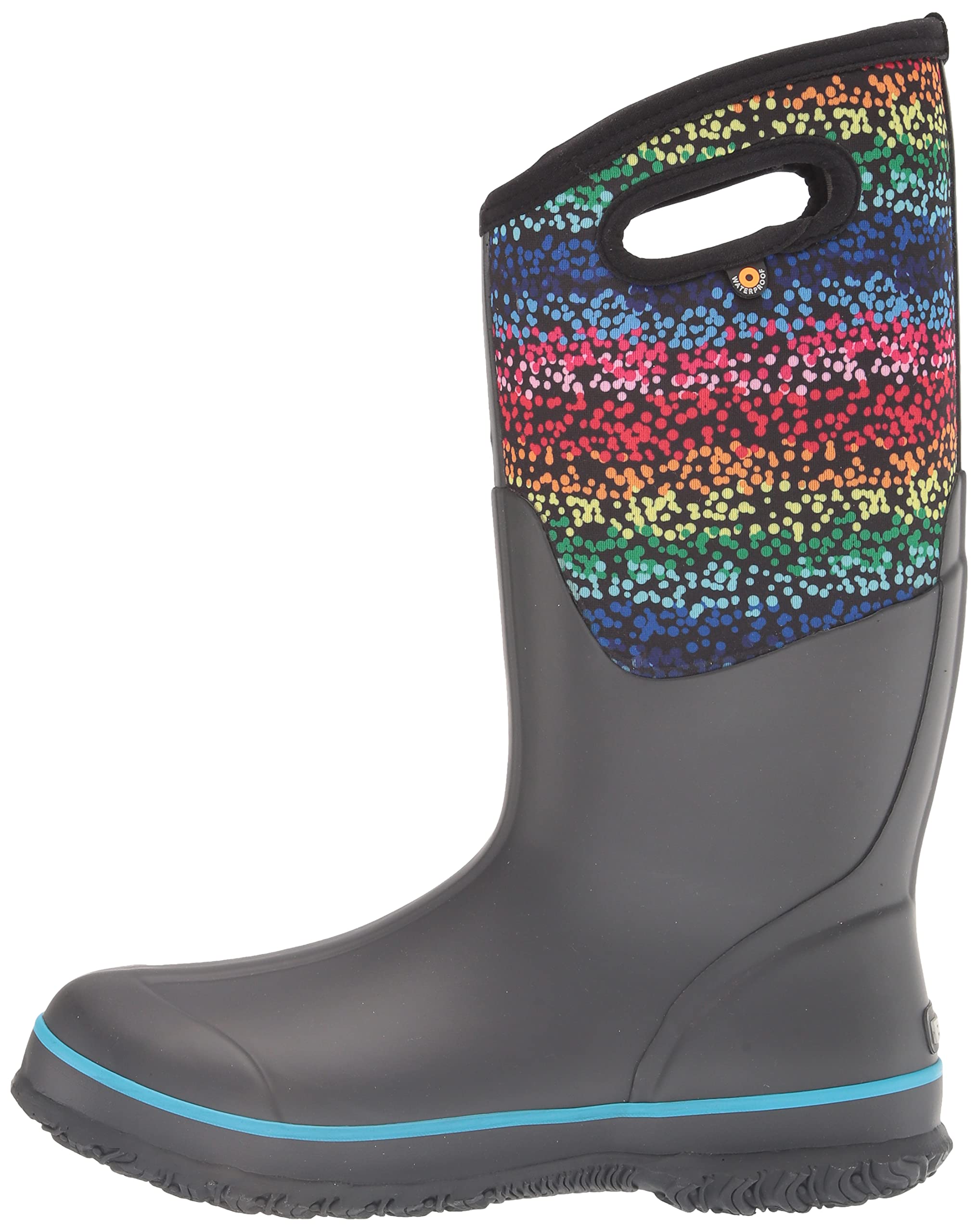 BOGS Classic Tall Night Garden Waterproof Boots for Women - Warm Winter Snow Boots with Insulated Lining, Perfect for Hiking, Gardening, and Outdoor Adventures