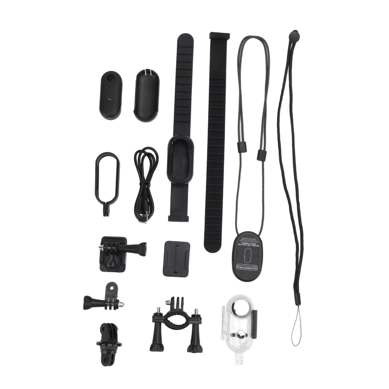 4K Pet Collar Camera - 8MP Wearable Action Cam for Diving, Fishing & Cycling