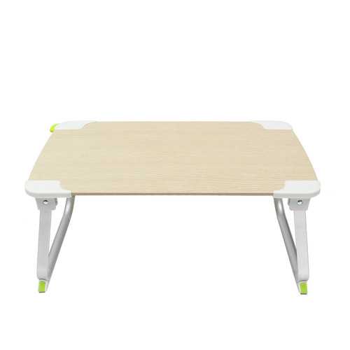 Portable Aluminum Alloy Foldable Laptop Table Stand - Adjustable Tray for Bed, Sofa & Office Use - Lightweight Home Desk for Working, Reading & Eating in Bed